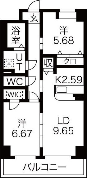 S-FORT鶴舞reale(リアーレ)の間取り