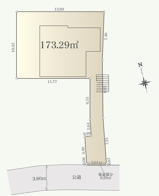 泉区岡津町 新築戸建 5180万円の区画図