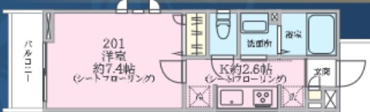 ケンフラッツの間取り