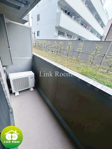 ルーブル大島弐番館のバルコニー
