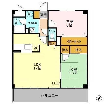 ヌーベルバーグ北柏の間取り