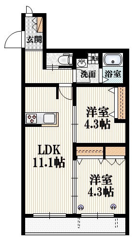 さくらＰＬＡＺＡの間取り|★オートロック★　★閑静な住宅街★