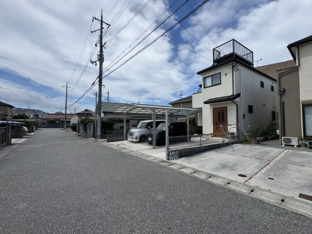 神戸市西区水谷２丁目戸建の前面道路含む現地写真