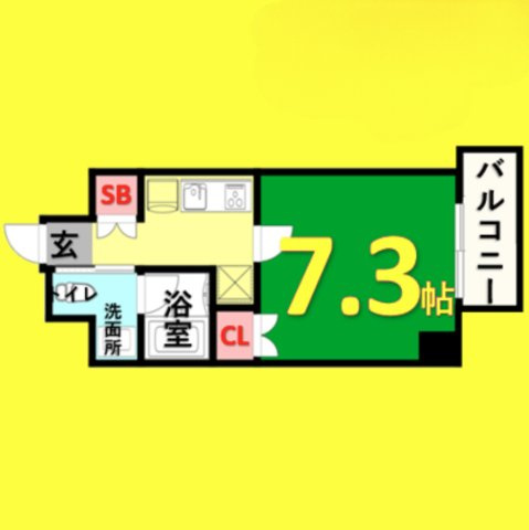 IARIM車道　名古屋市賃貸　仲介手数料無料の間取り