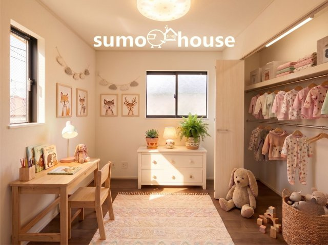 中原区井田　2号棟の子供部屋|子供部屋としても使い勝手の良いお部屋です