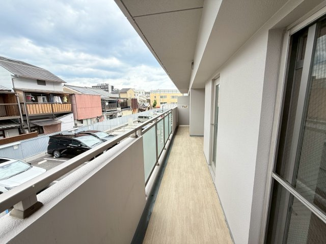 ペルル京都南　高倉通のバルコニー