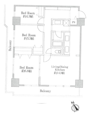 【間取り】 | パレール川崎