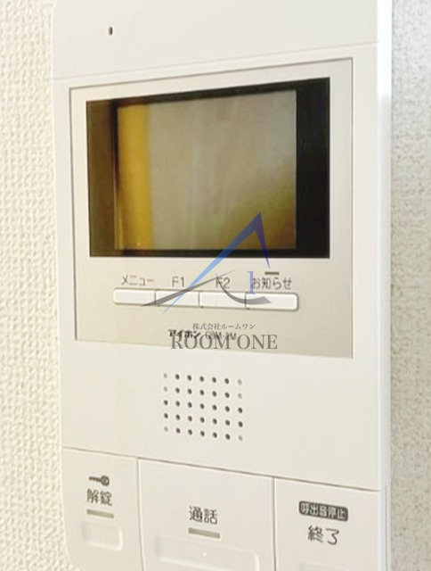 メルディア鹿島田のセキュリティ|モニター付きインターホンです。