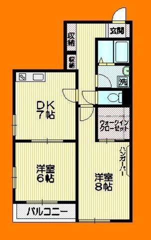 アイレックス・ヴィレッジの間取り|★最上階★　★角部屋★　★２面採光★
