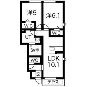 グランクレールの間取り