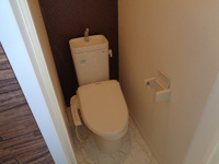 シンプルで使いやすいトイレです