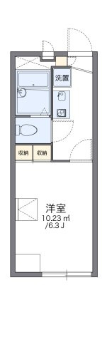 レオパレスル・コントワールⅢの間取り