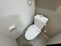 ゆったりとした空間のトイレです