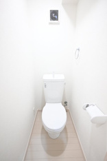 ゆったりとした空間のトイレです