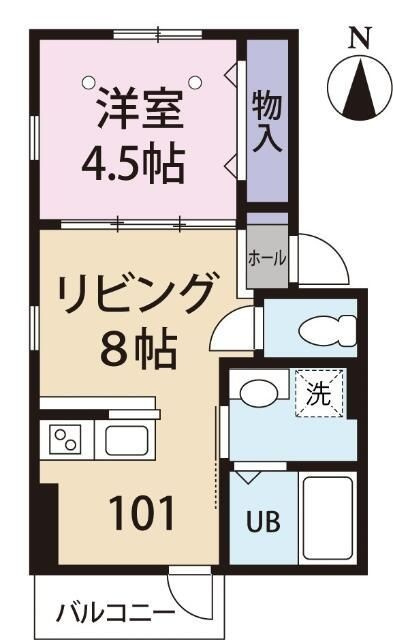 レナルヒュース中野の間取り