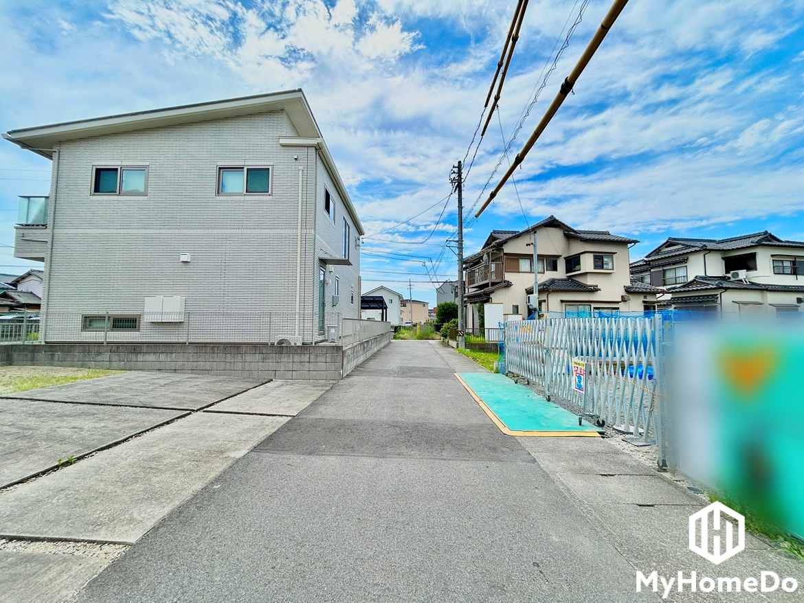 春日井市上条町　5期の前面道路含む現地写真