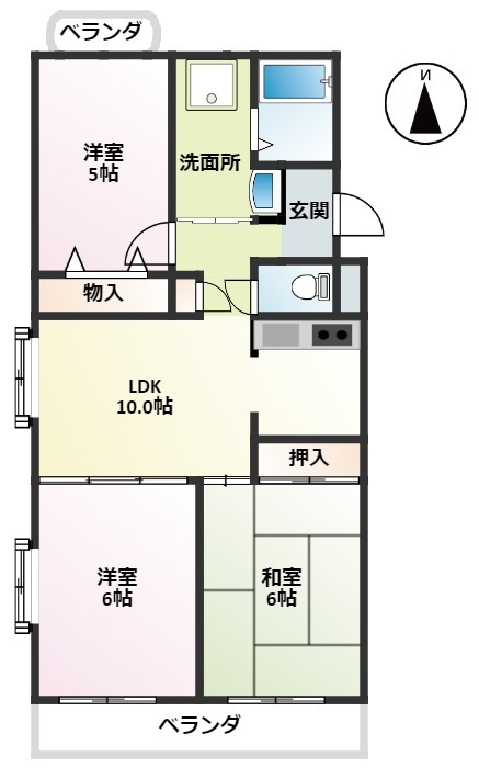 エスパシオＵＮＯの間取り