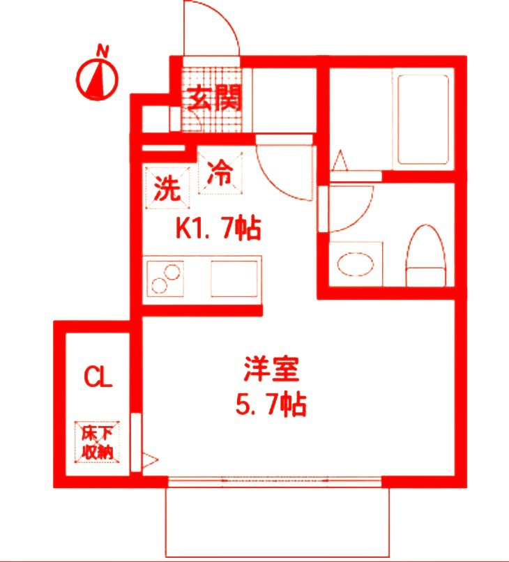 桜山テラスの間取り|5.7帖の広々とした洋室♪