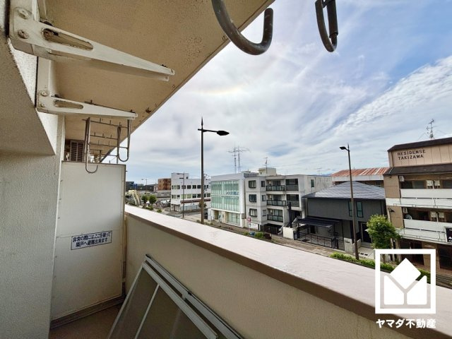 九条住宅Ｃ棟のバルコニー