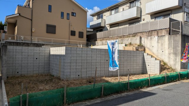 【トーヨーホーム売主/売建】藤塚一丁目Ｄ分譲の前面道路含む現地写真|現地土地写真