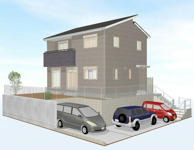 【トーヨーホーム売主/売建】藤塚一丁目Ｄ分譲の外観|駐車3台可能
現地土地写真