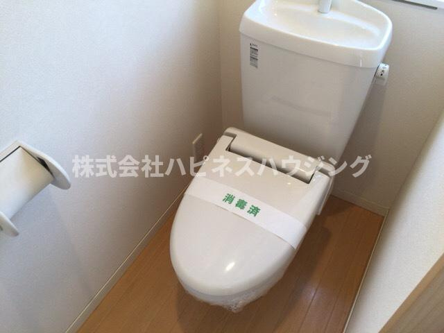 ベルリード流山Ⅱのトイレ|落ち着いたトイレです