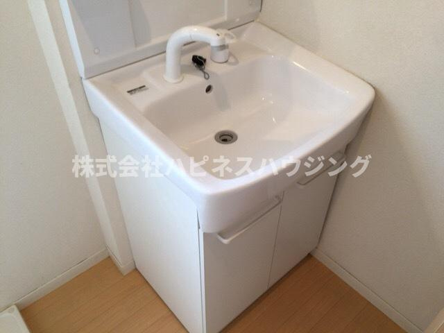 ベルリード流山Ⅱの洗面所|使いやすい洗面所です