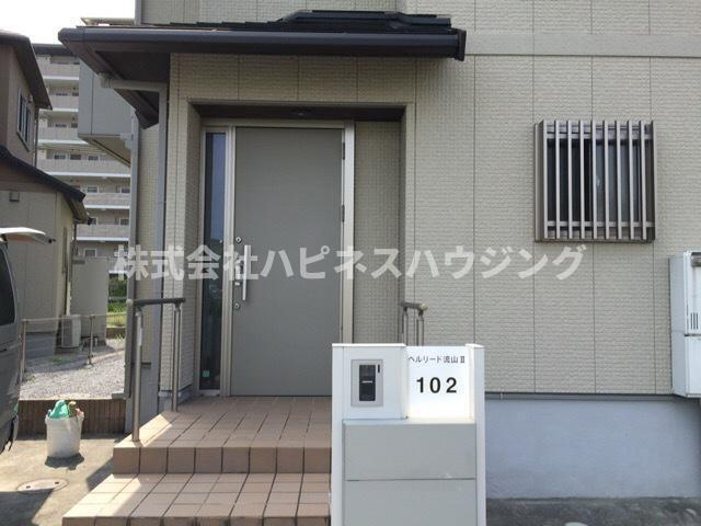 ベルリード流山Ⅱの玄関|物件の外観です