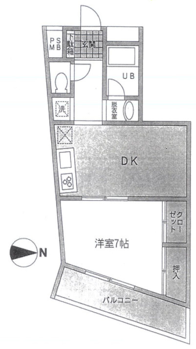 クォーレ東館西館の間取り