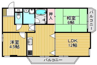 プリオールの間取り