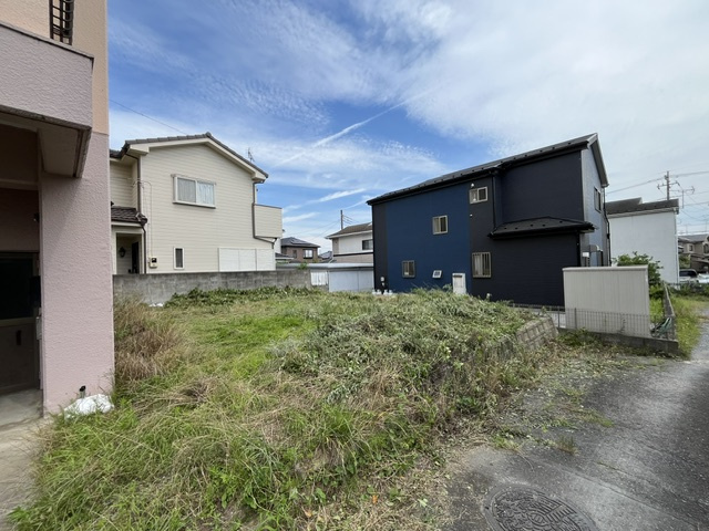 【土地】比企郡滑川町月輪売地の前面道路含む現地写真|前面道路含む現地写真です
