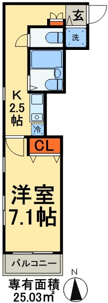 日暮里中央ＣＯＵＲＴの間取り