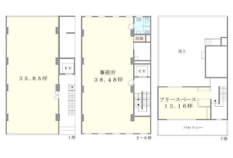 千代田区東神田２丁目のビルの間取り