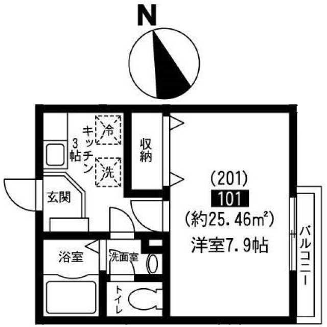 セレナ　アケボノの間取り