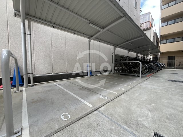 エムズセントラル上新庄のその他共用部分|バイク置き場