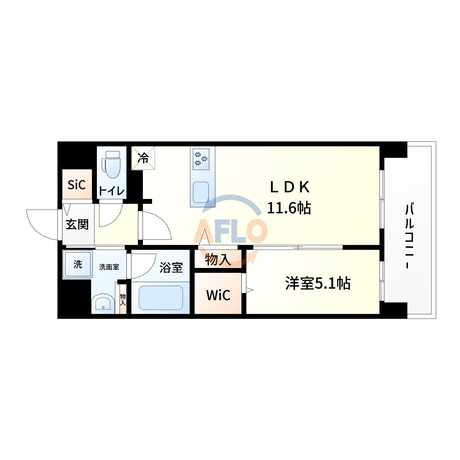 エムズセントラル上新庄の間取り|間取り