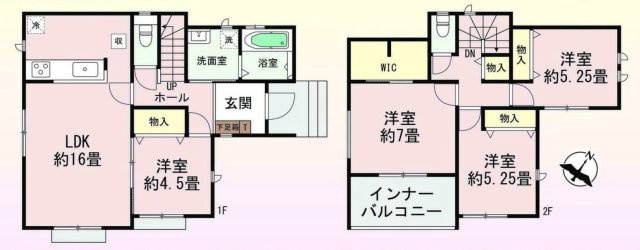 【新築戸建】前橋市青柳町431番の間取り|■間取り図｜敷地面積：149.54（約45.23坪）　建物面積：102.67（約31.05）