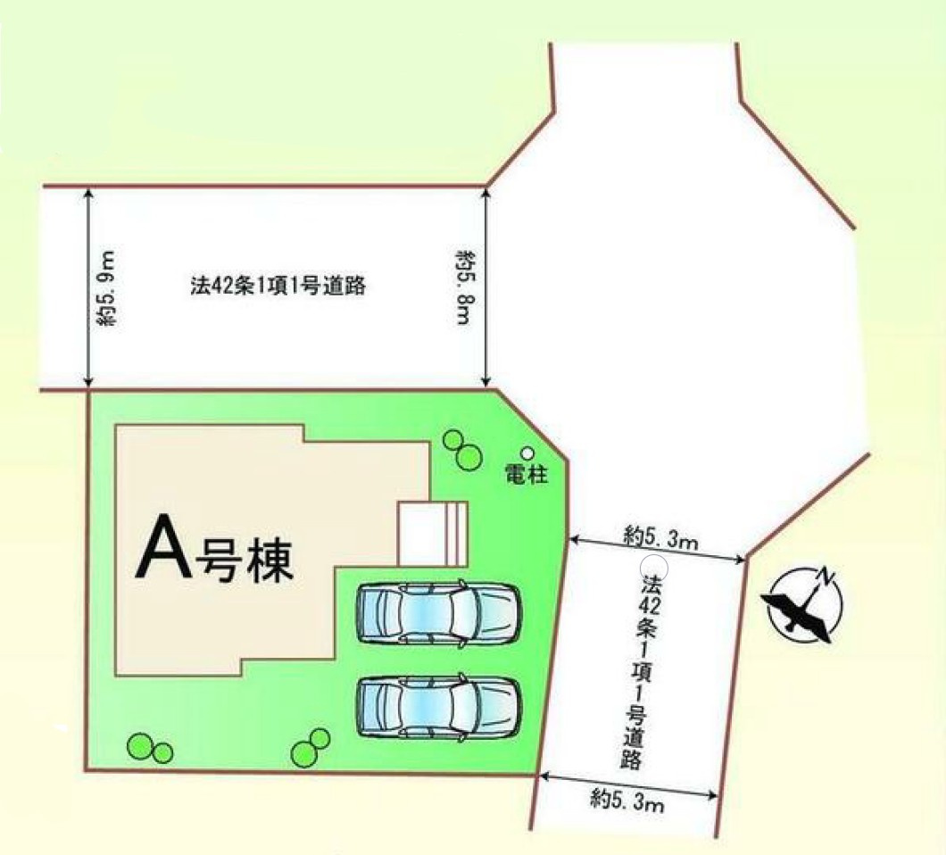 【新築戸建】前橋市青柳町431番の区画図|■区画図