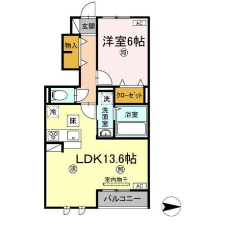 ルヴァン ドゥ ソレイユの間取り