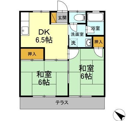 第五早川ハウスの間取り