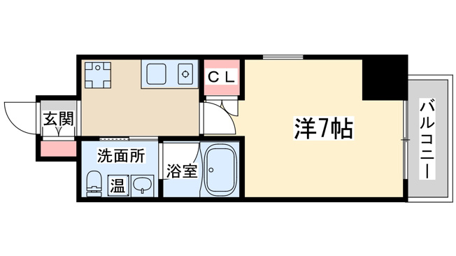 【間取り】 | パウゼ東天満