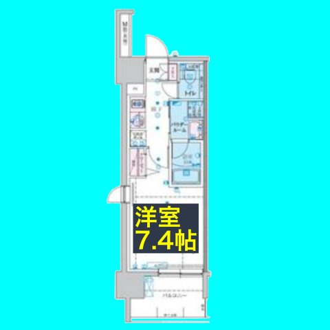 リヴシティ新栄の間取り