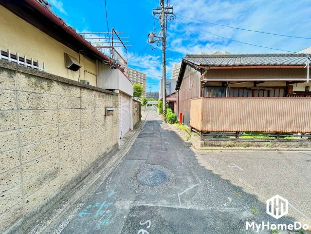北区下飯田町　2期の前面道路含む現地写真