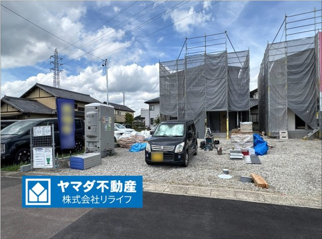 クワイエ　関市貸上町第1　全2区画分譲の外観|「現地（2026年7月13日）撮影」　
■外観写真　
■ヤマダ不動産　株式会社リライフ　