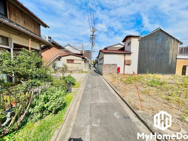 北区下飯田町　2期の前面道路含む現地写真