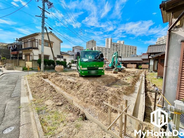 北区下飯田町　2期の前面道路含む現地写真