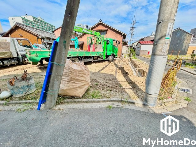 北区下飯田町　2期の前面道路含む現地写真