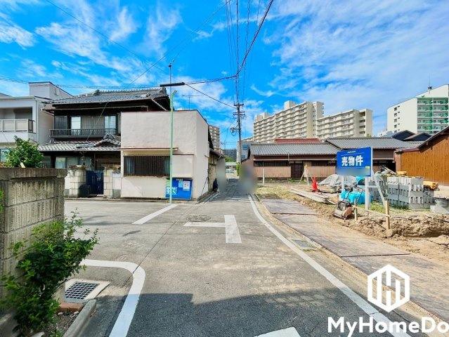 北区下飯田町　2期の前面道路含む現地写真