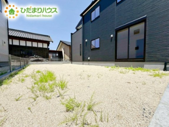 【庭】 | ひたちなか市阿字ヶ浦町第4　新築戸建　1号棟 | お子様の元気なお外遊びも、自宅のお庭なら安心ですね(^^♪
