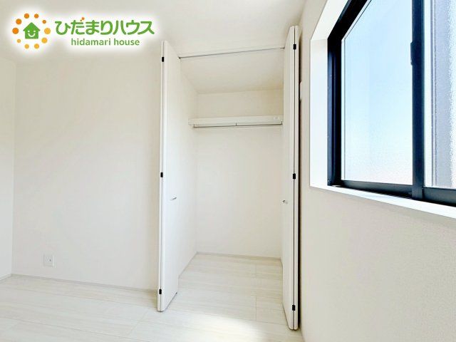 【収納】 | ひたちなか市阿字ヶ浦町第4　新築戸建　1号棟 | 居室にゆとりが持てる大収納クローゼット付き♪